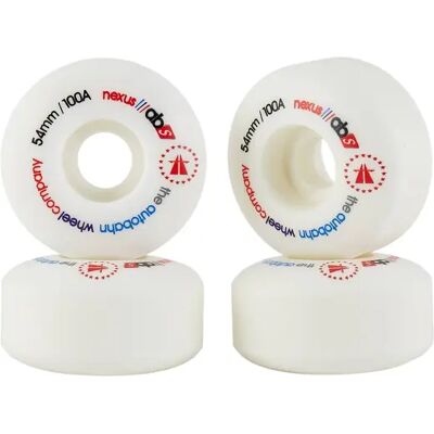 Autobahn Nexus Skateboard Wheels - 54mm, 100A - Set of 4 - Suitable for Street & Park Autobahn Nexus Skateboard Wheels - 54mm, 100A - Set of 4 - Suitable for Street & Park