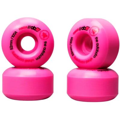 Autobahn Nexus 100A Skateboard Wheels 4-Pack (52mm - Pink) - Pink Autobahn Nexus 100A Skateboard Wheels 4-Pack (52mm - Pink) - Pink