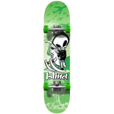 Blind Classic Complete Skateboard (Crazy Horse) - Green;White - Size: 6.75" Blind Classic Complete Skateboard (Crazy Horse) - Green;White - Size: 6.75"