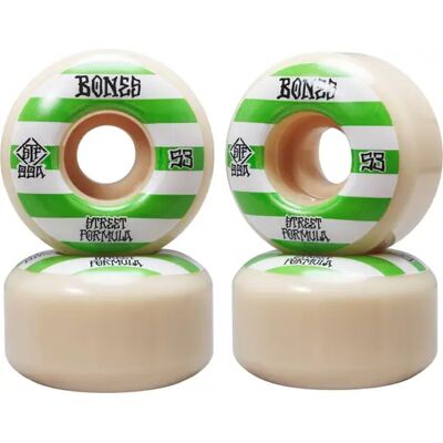 Bones Wides V4 Wide - White Skateboard Wheels - Street Type Bones Wides V4 Wide - White Skateboard Wheels - Street Type