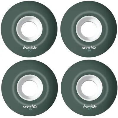 Chocolate OG Chunk Staple 99A Skateboard Wheels 4-Pack (50mm - White/Green) - White;Green Chocolate OG Chunk Staple 99A Skateboard Wheels 4-Pack (50mm - White/Green) - White;Green