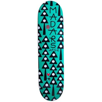 Element Earth Revolution Skateboard Deck (Madars) - Yellow;Green;Black - Size: 8.38" Element Earth Revolution Skateboard Deck (Madars) - Yellow;Green;Black - Size: 8.38"