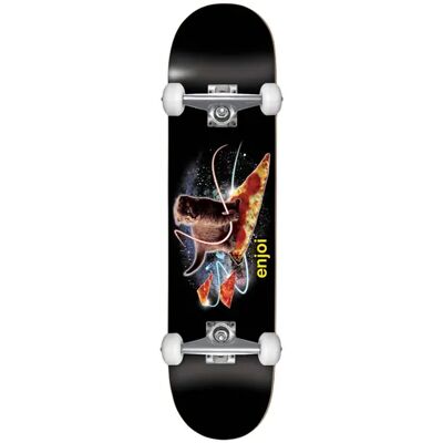 Enjoi Pizza Kitten Complete Skateboard (Black) - Black;Red;Brown - Size: 8" Enjoi Pizza Kitten Complete Skateboard (Black) - Black;Red;Brown - Size: 8"
