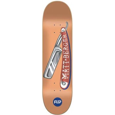 Flip Posterized Skateboard Deck (Berger) - Orange;Grey - Size: 8.25" Flip Posterized Skateboard Deck (Berger) - Orange;Grey - Size: 8.25"