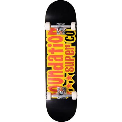 Foundation 3 Star Black Skateboard - Complete 8.13" Foundation 3 Star Black Skateboard - Complete 8.13"