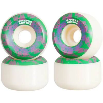 Girl Vibrations 99A Skateboard Wheels 4-Pack (52mm - Green) - Green;Pink;Purple Girl Vibrations 99A Skateboard Wheels 4-Pack (52mm - Green) - Green;Pink;Purple