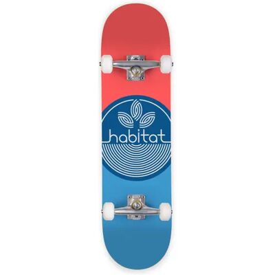 Habitat Leaf Dot 7.75" Skateboard Complete - Blue Habitat Leaf Dot 7.75" Skateboard Complete - Blue