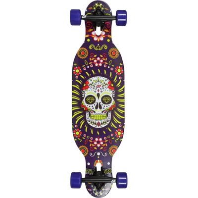 Hydroponic DT Kids Complete Longboard (Mexican Skull Purple) - Purple - Size: 31.5" Hydroponic DT Kids Complete Longboard (Mexican Skull Purple) - Purple - Size: 31.5"