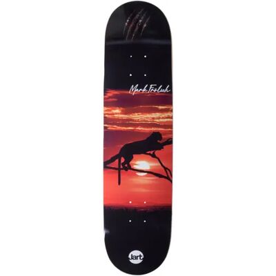 Jart Skateboards Jart Mark Frolich Pro Skateboard Deck (Tiger Sunset) - Black;Orange - Size: 8" Jart Skateboards Jart Mark Frolich Pro Skateboard Deck (Tiger Sunset) - Black;Orange - Size: 8"