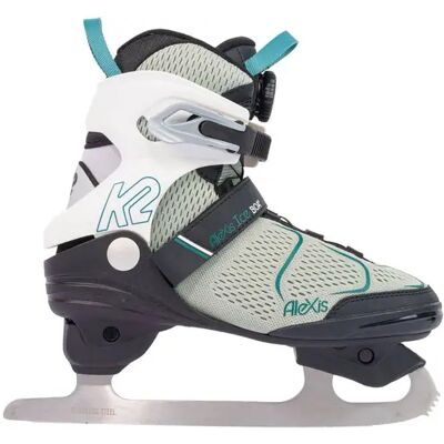 K2 Alexis Boa Figure Women Ice Skates (Grey/Black/Teal) - Grey;Black;Teal - Size: 1.5 EU K2 Alexis Boa Figure Women Ice Skates (Grey/Black/Teal) - Grey;Black;Teal - Size: 1.5 EU