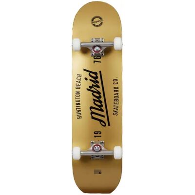 Madrid Legacy Exclusives Banner Complete Skateboard (Gold) - Gold;Black - Size: 8" Madrid Legacy Exclusives Banner Complete Skateboard (Gold) - Gold;Black - Size: 8"