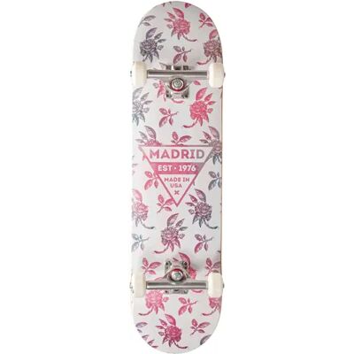 Madrid Premium Rosa Complete Skateboard (Rosa) - White;Red - Size: 8" Madrid Premium Rosa Complete Skateboard (Rosa) - White;Red - Size: 8"
