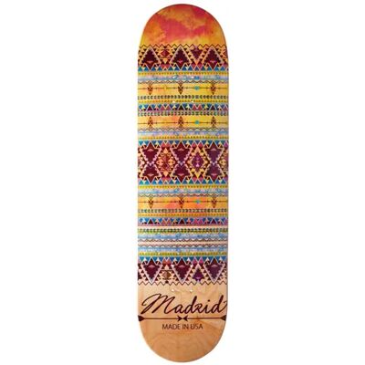 Madrid Skateboard Deck (Indie) - Purple;Blue;Orange - Size: 8" Madrid Skateboard Deck (Indie) - Purple;Blue;Orange - Size: 8"