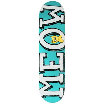 Meow Skateboards Meow Logo Skateboard Deck (Teal) - Teal - Size: 8" Meow Skateboards Meow Logo Skateboard Deck (Teal) - Teal - Size: 8"
