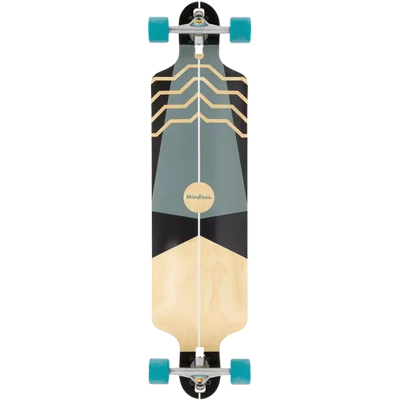 Mindless Tundra DT Complete Longboard - Black;Teal Mindless Tundra DT Complete Longboard - Black;Teal