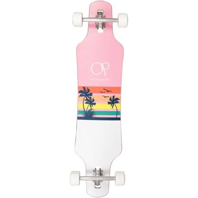 Ocean Pacific Sunset Longboard - Performance Twin Tips Drop-Through 71mm Wheels Ocean Pacific Sunset Longboard - Performance Twin Tips Drop-Through 71mm Wheels