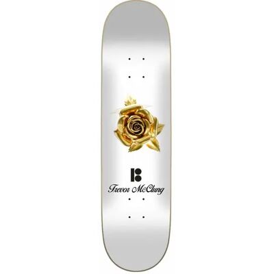 Plan B Gold Skateboard Deck (Mcclung) - White;Gold - Size: 8.25" Plan B Gold Skateboard Deck (Mcclung) - White;Gold - Size: 8.25"