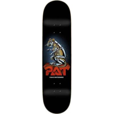 Plan B Ratt Duffy Skateboard Deck (Black) - Black;Red;Brown - Size: 8" Plan B Ratt Duffy Skateboard Deck (Black) - Black;Red;Brown - Size: 8"