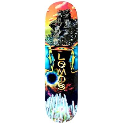 Primitive Lemos Sci-Fi Pro Skateboard Deck (Multicolored) - Orange;Blue;Purple - Size: 8.38" Primitive Lemos Sci-Fi Pro Skateboard Deck (Multicolored) - Orange;Blue;Purple - Size: 8.38"