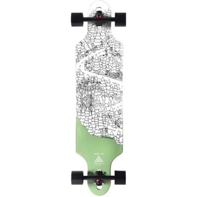Prism Revel 39 Complete Longboard (Ben Jundanian) - Green;White;Black - Size: 39" Prism Revel 39 Complete Longboard (Ben Jundanian) - Green;White;Black - Size: 39"