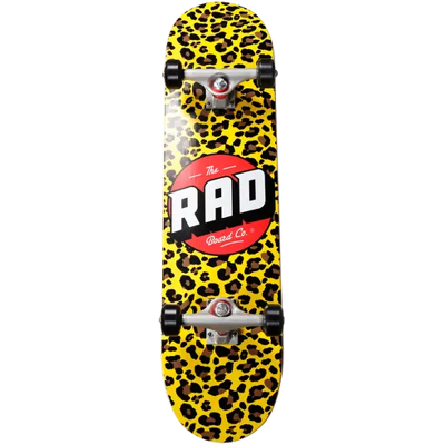 RAD Skateboards RAD Logo Progressive Complete Skateboard (Stay Wild) - Yellow;Black;Red - Size: 8" RAD Skateboards RAD Logo Progressive Complete Skateboard (Stay Wild) - Yellow;Black;Red - Size: 8"