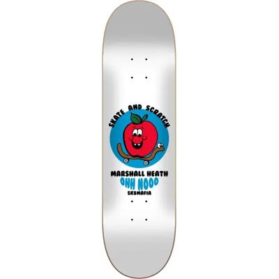 Sk8mafia Skate & Scratch Skateboard Deck (Marshall Heath) - White;Blue;Red - Size: 8.1" Sk8mafia Skate & Scratch Skateboard Deck (Marshall Heath) - White;Blue;Red - Size: 8.1"