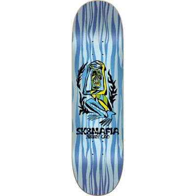 Sk8mafia Tribe Skateboard Deck (Jimmy Cao) - Blue;Yellow - Size: 8" Sk8mafia Tribe Skateboard Deck (Jimmy Cao) - Blue;Yellow - Size: 8"