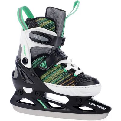 Tempish Ice Systent Adjustable Kids Ice Skates - Black;Green;White - Size: 11C-13C EU Tempish Ice Systent Adjustable Kids Ice Skates - Black;Green;White - Size: 11C-13C EU
