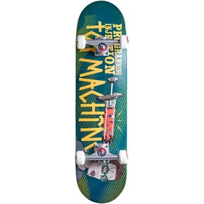 Toy Machine Programming Injection Complete Skateboard (Green) - Green;Yellow - Size: 8" Toy Machine Programming Injection Complete Skateboard (Green) - Green;Yellow - Size: 8"