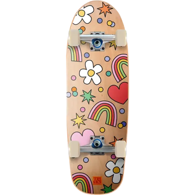 Tricks Fun Soft Top Kids Skateboard (Brown) - Brown - Size: 8.25" Tricks Fun Soft Top Kids Skateboard (Brown) - Brown - Size: 8.25"