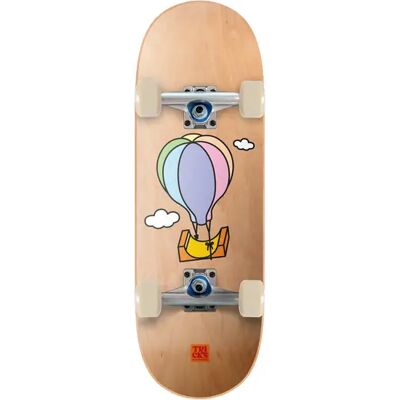 Tricks Balloon Soft Top Complete Skateboard (Brown) - Brown;Purple;Yellow - Size: 7.87" Tricks Balloon Soft Top Complete Skateboard (Brown) - Brown;Purple;Yellow - Size: 7.87"