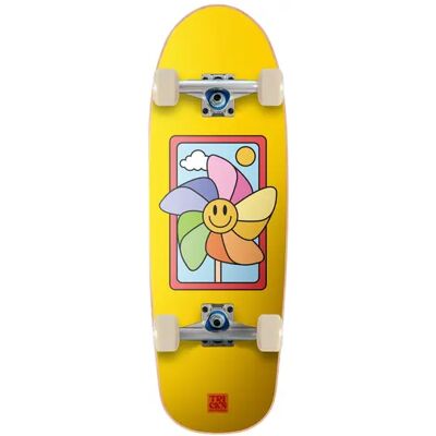 Tricks Spinnner Soft Top Complete Skateboard (Blue) - Blue;Yellow - Size: 8.25" Tricks Spinnner Soft Top Complete Skateboard (Blue) - Blue;Yellow - Size: 8.25"
