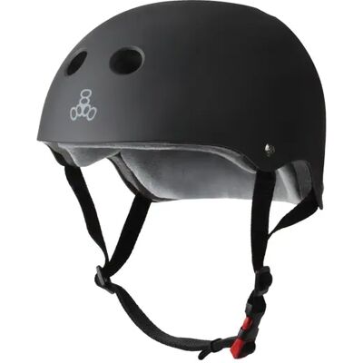 Triple Eight Certified Sweatsaver Skate Helmet (Black Mat) - Black - Size: Large Triple Eight Certified Sweatsaver Skate Helmet (Black Mat) - Black - Size: Large