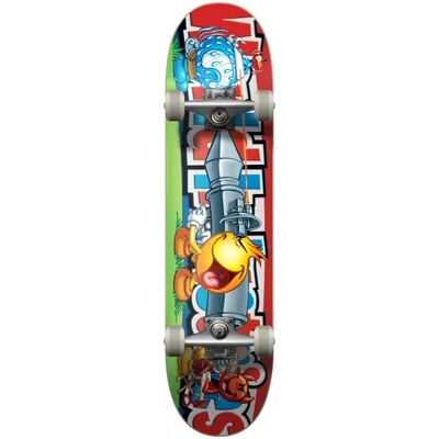 World Industries Bazooka Complete Skateboard (Red) - Red;Blue;Green - Size: 8" World Industries Bazooka Complete Skateboard (Red) - Red;Blue;Green - Size: 8"
