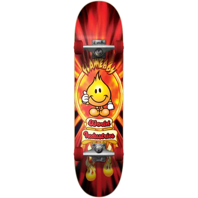 World Industries Flameboy V2 Complete Skateboard (Red) - Red;Yellow - Size: 7.0" World Industries Flameboy V2 Complete Skateboard (Red) - Red;Yellow - Size: 7.0"