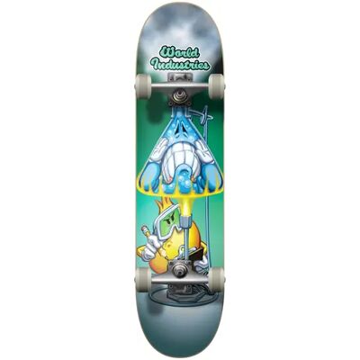 World Industries Madd Scientist Complete Skateboard (Green) - Green;Blue - Size: 7.5" World Industries Madd Scientist Complete Skateboard (Green) - Green;Blue - Size: 7.5"