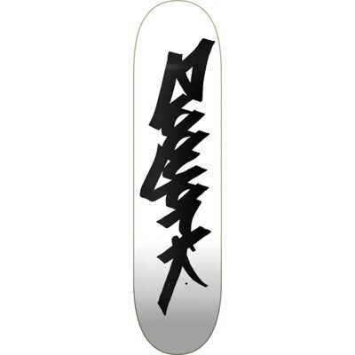 Zoo York Classic Tag Skateboard Deck (White) - White;Black - Size: 8.25" Zoo York Classic Tag Skateboard Deck (White) - White;Black - Size: 8.25"