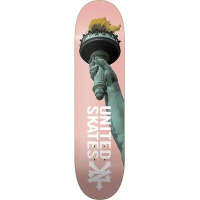 Zoo York Skateboard Deck (United Skates) - Pink;Teal;White - Size: 7.75" Zoo York Skateboard Deck (United Skates) - Pink;Teal;White - Size: 7.75"