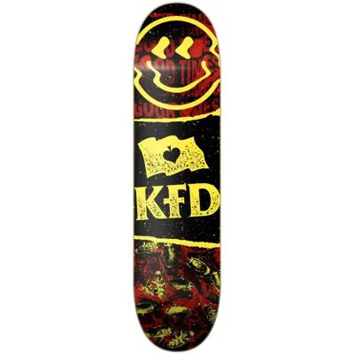 KFD Logo DIY 8" Red Skateboard Deck - Skateboard Deck KFD Logo DIY 8" Red Skateboard Deck - Skateboard Deck