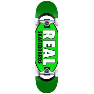 Real Classic Oval Complete Skateboard (Green)  - Green - Size: 8