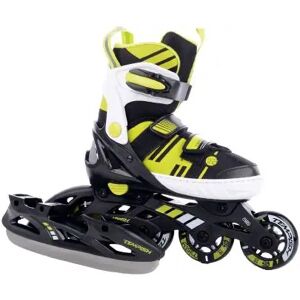 Tempish Misty Duo Adjustable Kids Inline Skates (Black)  - Black;Yellow - Size: 11C-13C EU