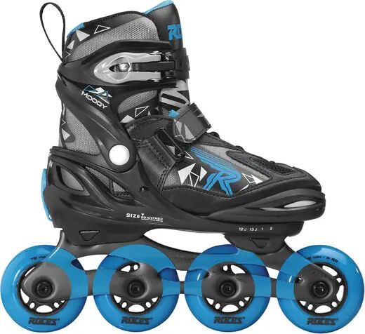 Roces Moody TIF Kids Inline Skates (Black/Astro Blue) - Black;Blue - Size: 12C-2 EU