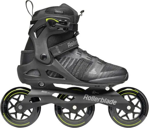 Rollerblade Macroblade 110 3WD Inline Skates (Black/Lime) - Black;Green - Size: 11-11.5 EU