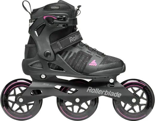 Rollerblade Macroblade 110 3WD Womens Inline Skates (Black/Orchid) - Black;Pink - Size: 4-4.5 EU