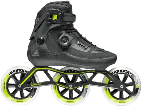 Rollerblade Revv BOA 125 Inline Speed skates (Black) - Black - Size: 8-8.5 EU