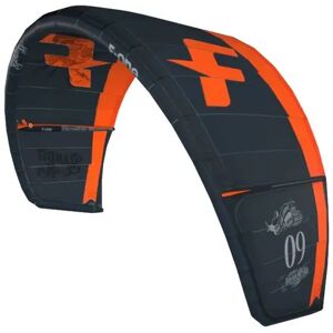 F-One Bandit S4 Kitesurfing Kite (Onyx / Flame)  - Black;Orange - Size: 10