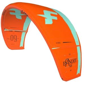 F-One Bandit XVI Kitesurfing Kite (Flame/Mint - B)  - Orange;Teal - Size: 9