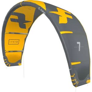 F-One WTF!? V2 Kitesurfing Kite (Basalt Mango)  - Yellow;Grey - Size: 8