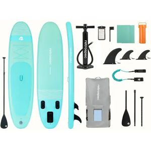 Retrospec Weekender SL 10' Inflatable Paddle Board (Seafoam Stripes)  - Teal