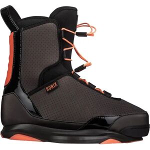 Ronix Rise Intuition Womens Wakeboard Bindings (Black Pearl / Sunrise)  - Black;Orange - Size: 6 EU